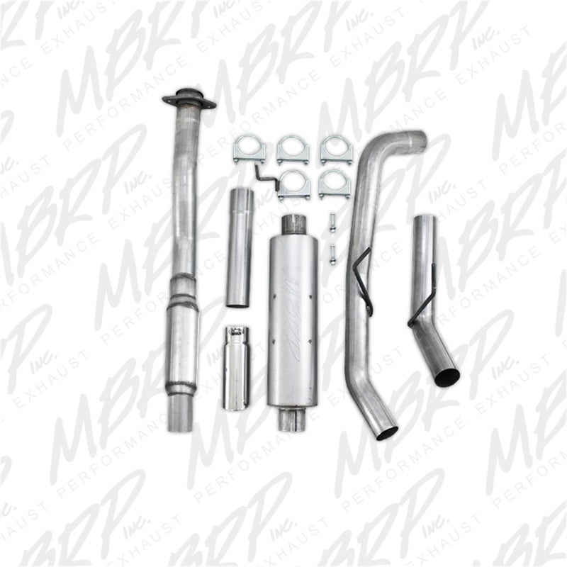 MBRP 11-12 Ford F150 3in Cat Back Single Side Exit Alum Exhaust System - eliteracefab.com