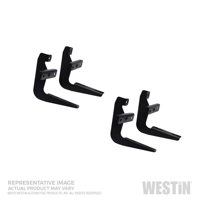 Westin 1997-2004 Ford F-150/250LD SuperCab 3 & 4dr Running Board Mount Kit - Black - eliteracefab.com