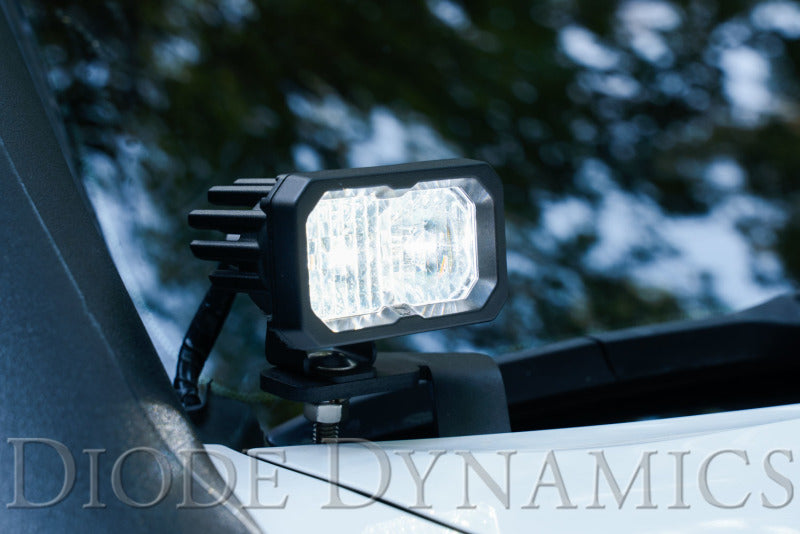Diode Dynamics Stage Series 2 In LED Pod Sport - White Spot Standard BBL (Pair)