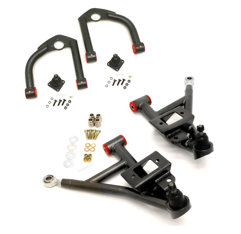 BMR 93-02 F-Body Upper And Lower A-Arm Kit - Black Hammertone - eliteracefab.com