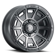 Load image into Gallery viewer, ICON Victory 17x8.5 6x135 6mm Offset 5in BS Smoked Satin Black Tint Wheel