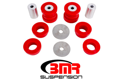 BMR CRADLE BUSHING KIT REAR RED POLY (2015+ MUSTANG) - eliteracefab.com