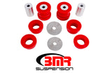 BMR CRADLE BUSHING KIT REAR RED POLY (2015+ MUSTANG) BK047