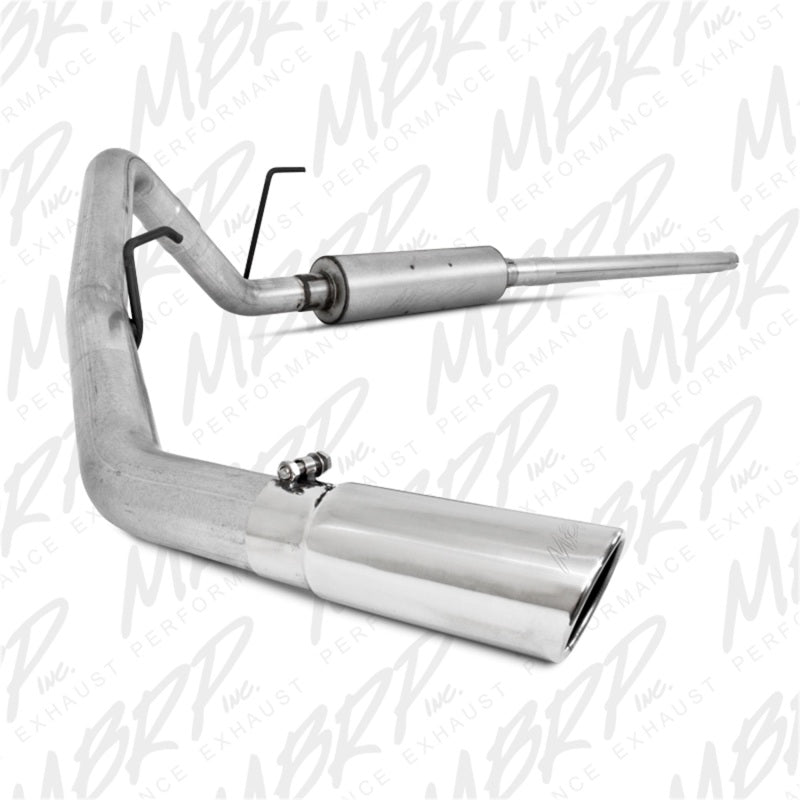 MBRP 2004-2008 Ford F150 EC/CC-SB Cat Back Single Side - eliteracefab.com