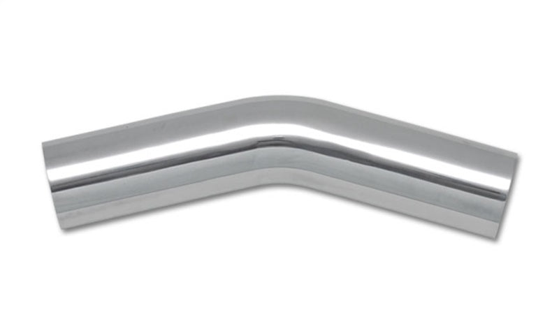 Vibrant 1.5in O.D. Universal Aluminum Tubing (30 degree bend) - Polished - eliteracefab.com