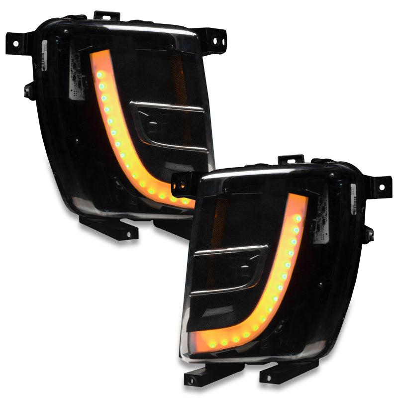 ORACLE Lighting 16-21 Tesla Model X Dynamic ColorSHIFT Headlight & Fog Light DRL Upgrade Kit - eliteracefab.com