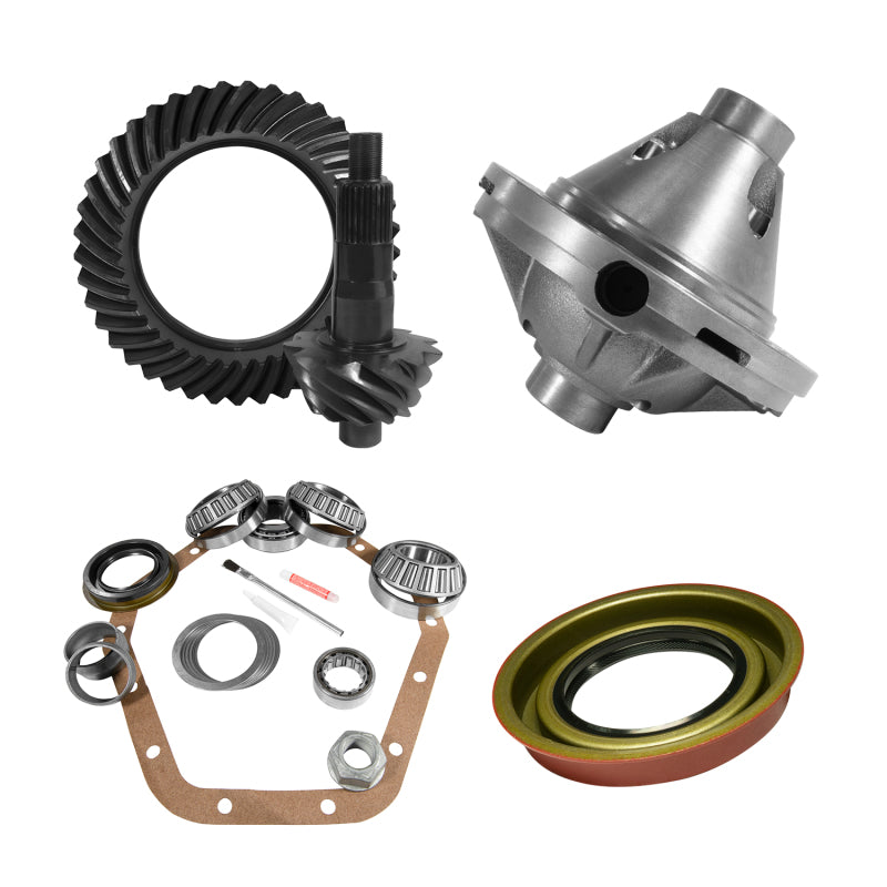 Yukon 10.5in GM 14 Bolt 4.88 Rear Ring & Pinion Install Kit 30 Spline Positraction Yukon Gear & Axle