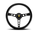 MOMO Prototipo 350mm Black Leather Steering Wheel (PRO35BK2B)