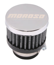 Load image into Gallery viewer, Moroso Filtered Valve Cover Breather - Clamp-On - 1in ID