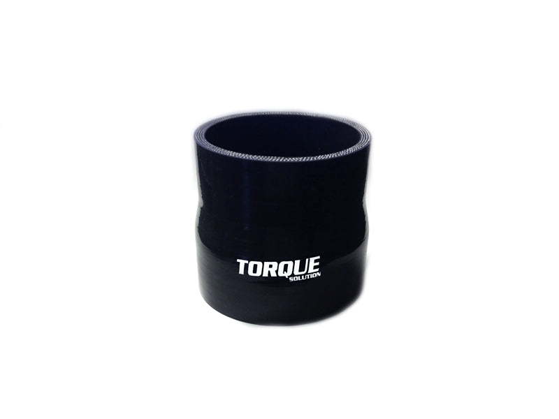 Torque Solution Transition Silicone Coupler: 2.75 inch to 3 inch Black Universal - eliteracefab.com