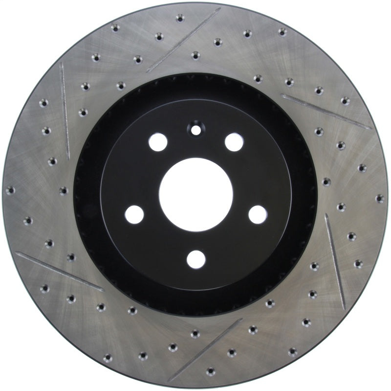 StopTech Drilled & Slotted Right Sport Brake Rotor for 2009 Cadillac CTS-V - eliteracefab.com