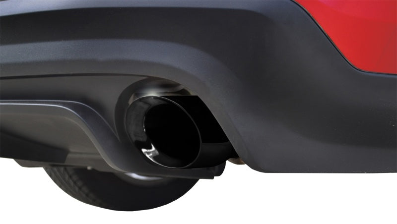 Corsa 11-13 Ford Mustang 3.7L V6 Black Sport Axle-Back Dual Rear Exhaust CORSA Performance
