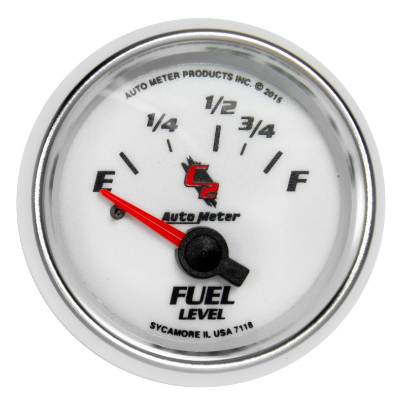 Autometer C2 Gauge Fuel Level 2 1/16in 16e To 158f Elec C2 7118