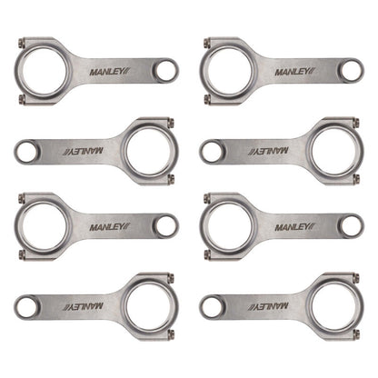 Manley Chevy Small Block LS-1 5.700in H Beam w/ ARP 2000 Connecting Rod - Set of 8