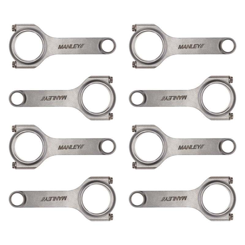 Manley Chevy Small Block LS-1 5.700in H Beam w/ ARP 2000 Connecting Rod - Set of 8