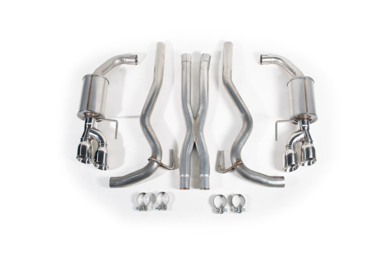 ROUSH 2018-2019 Ford Mustang 5.0L V8 Cat-Back Exhaust Kit (Fastback Only) - eliteracefab.com