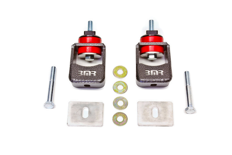 BMR CAMARO MOTOR MOUNT KIT WITH POLYURETHANE BUSHINGS BLACK HAMMERTONE ( 2010-2015 ) - eliteracefab.com