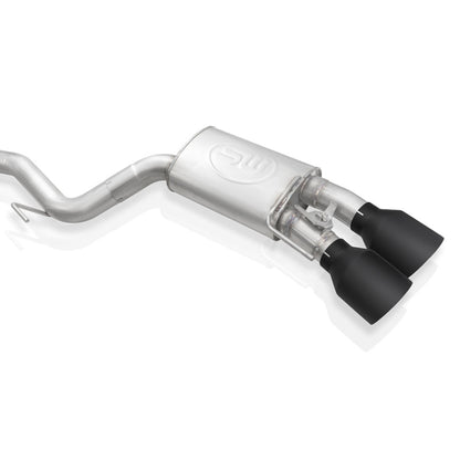 Stainless Works 2020 Ford GT500 Legend Catback H-Pipe Exhaust Factory Connect - Black Tips Stainless Works