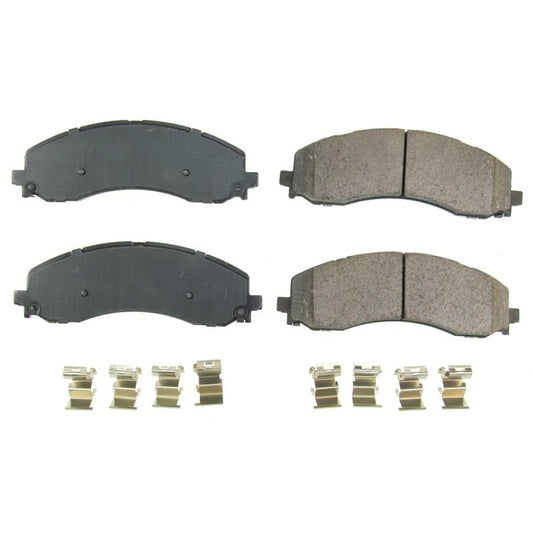 Power Stop 2019 Ram 2500 Front Z17 Evolution Ceramic Brake Pads w/Hardware - eliteracefab.com