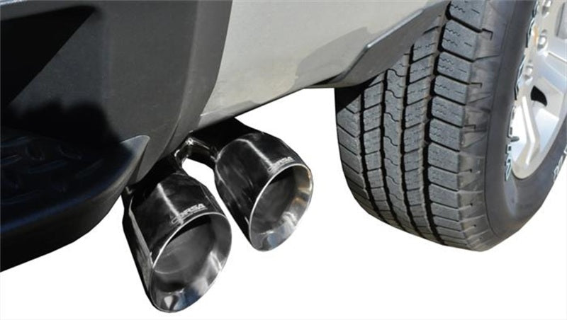 Corsa 14-17 Chevy Silverado 1500 5.3L V8 CC / SB 3in Single Side Exit Touring Cat-Back Exhaust - eliteracefab.com