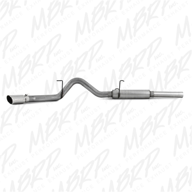 MBRP 2004.5-2007 Dodge 2500/3500 Cummins 600/610 Cat Back Single Side - eliteracefab.com