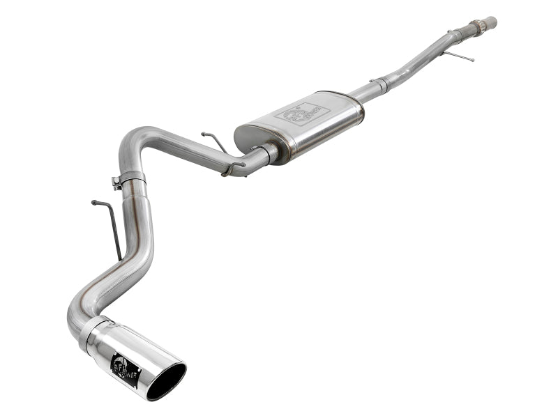 afe Apollo GT Series 2019 GM Silverado/Sierra 1500 4.3L/5.3L 409 SS CB Exhaust System w/Polished Tip aFe