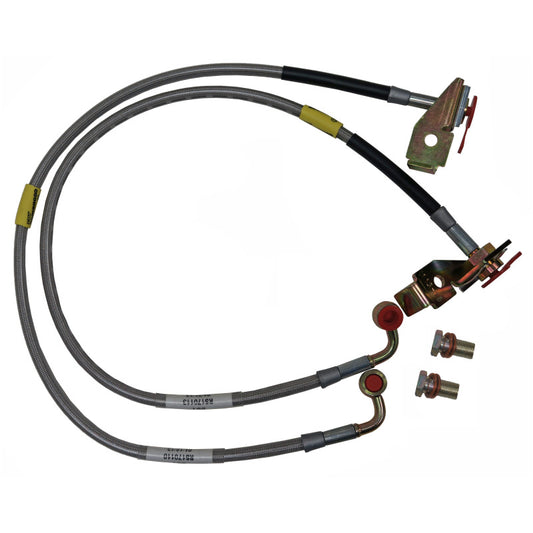 Rancho 07-16 Jeep Wrangler Front Brake Lines Rancho
