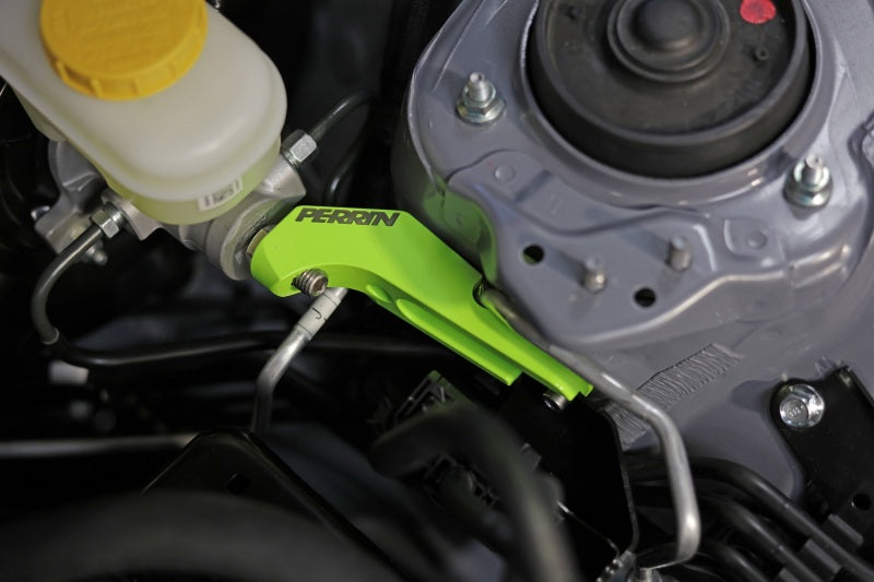 Perrin 13-20 & 2022 Subaru BRZ / 2022 Toyota GR86 Master Cylinder Support - Neon Yellow - eliteracefab.com