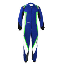 Load image into Gallery viewer, Sparco Suit Kerb 140 BLU/BLK/WHT