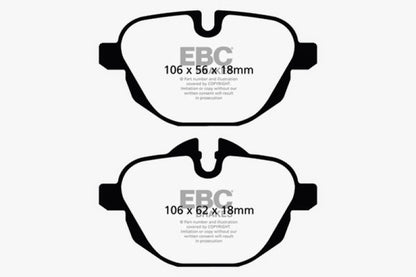 EBC GreenStuff Rear Brake Pads - DP22047 EBC