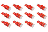Diode Dynamics 194 LED Bulb HP3 LED - Red Set of 12