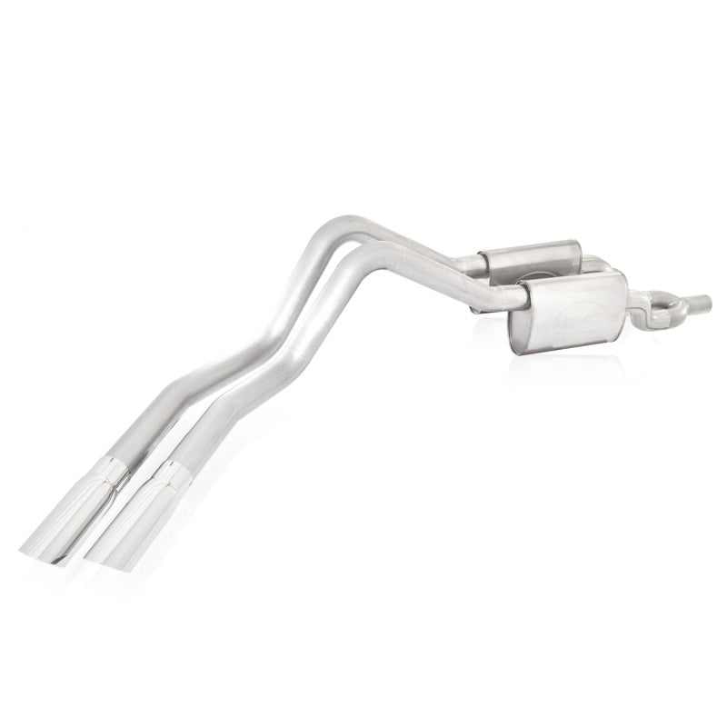 Stainless Works 2010-14 Ford Raptor 3in Exhaust Y-Pipe S-Tube Mufflers Behind Passenger Tire Exit Stainless Works