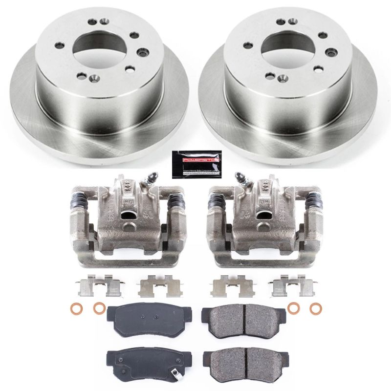 Power Stop 07-10 Hyundai Elantra Rear Autospecialty Brake Kit w/Calipers - eliteracefab.com