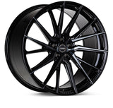 Vossen HF-4T 22x10.5 / 5x112 / ET42 / Deep Face / 66.5 - Double Tinted - Gloss Black - Right Wheel