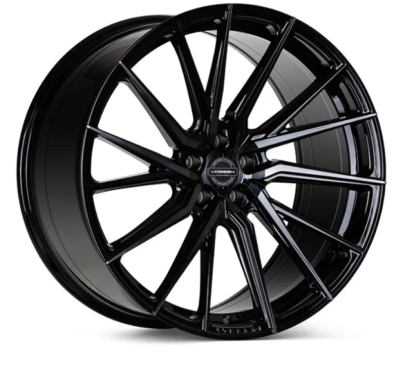 Vossen HF-4T 22x9 / 5x120 / ET30 / Flat Face / 72.56 - Double Tinted - Gloss Black - Right Wheel Vossen