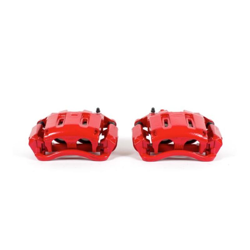 Power Stop 05-12 Ford F-350 Super Duty Front Red Calipers w/Brackets - Pair PowerStop