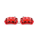 Power Stop 05-12 Ford F-350 Super Duty Front Red Calipers w/Brackets - Pair