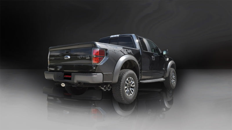 Corsa 11-14 Ford F-150 Raptor 6.2L V8 144in Wheelbase Xtreme Cat-Back Resonator Delete Kit Exhaust - eliteracefab.com