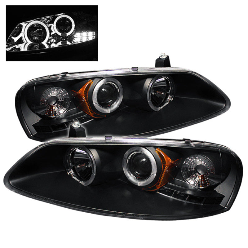 Spyder Chrysler Sebring 01-03 Projector Headlights LED Halo LED Blk PRO-YD-CSEB01-HL-BK - eliteracefab.com