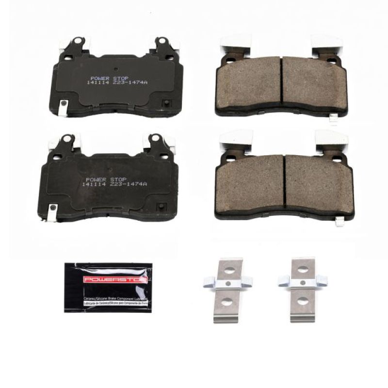 Power Stop 15-19 Cadillac CTS Front Z23 Evolution Sport Brake Pads w/Hardware - eliteracefab.com