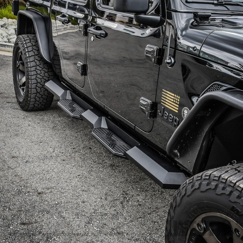 Westin 2020 Jeep Gladiator HDX Xtreme Nerf Step Bars - Textured Black - eliteracefab.com