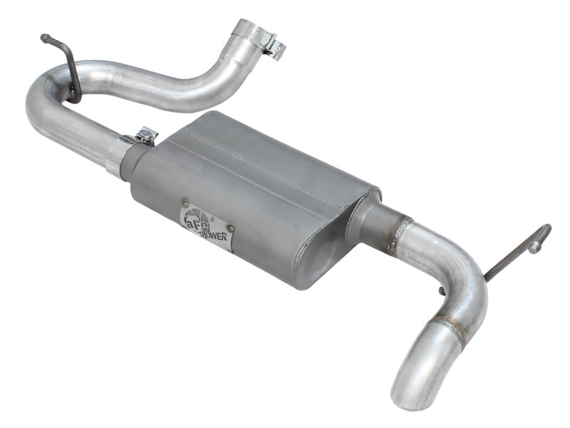 aFe Scorpion Exhaust System Axle Back Aluminized Hi-Tuck 07-17 Jeep Wrangler JK V6 3.6/3.8L - eliteracefab.com