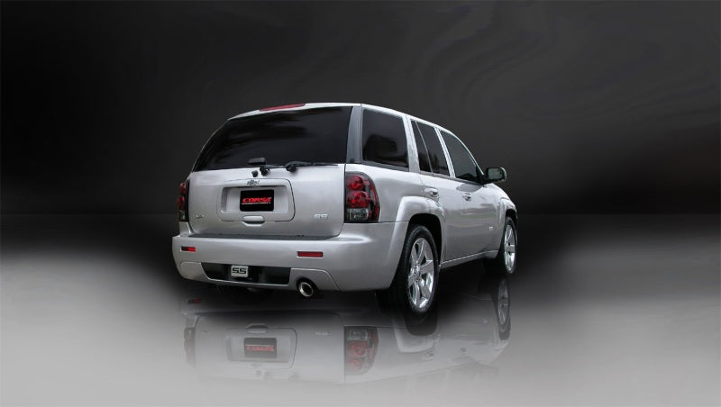 Corsa 06-08 Chevrolet Trailblazer SS 6.0L V8 Polished Sport Cat-Back Exhaust - eliteracefab.com