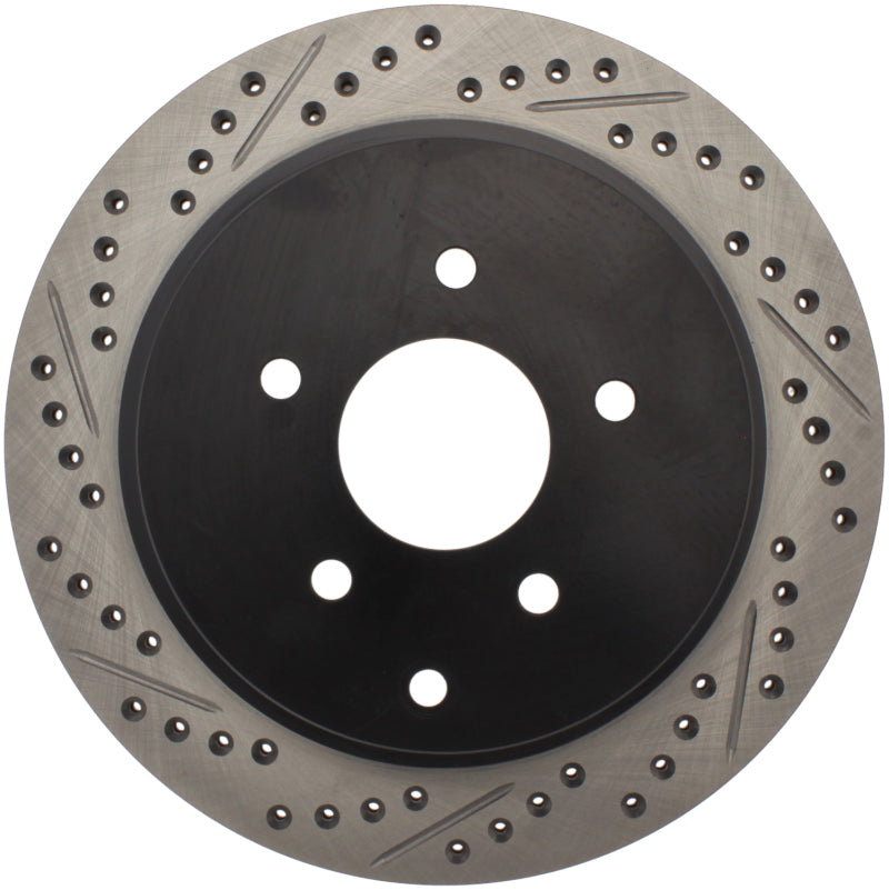 StopTech Slotted & Drilled Sport Brake Rotor - eliteracefab.com