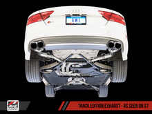 Load image into Gallery viewer, AWE Tuning Audi C7 / C7.5 S6 4.0T Track Edition Exhaust - Diamond Black Tips - eliteracefab.com