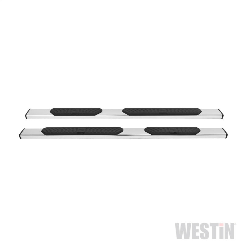 Westin 2007-2018 Chevy Silverado 1500/2500/3500 Ext/Dbl Cab R5 Nerf Step Bars - SS - eliteracefab.com