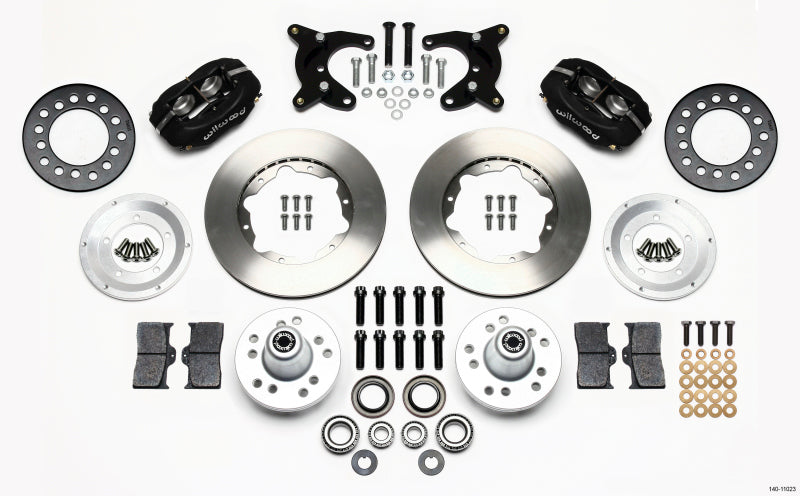 Wilwood Forged Dynalite Front Kit 11.00in 65-72 CDP A Body - 10in Drum Wilwood