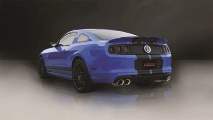 Corsa 13-13 Ford Mustang Shelby GT500 5.8L V8 Polished Sport Axle-Back Exhaust - eliteracefab.com