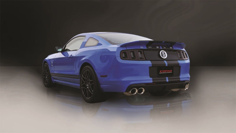 Corsa 13-13 Ford Mustang Shelby GT500 5.8L V8 Polished Sport Axle-Back + XO Exhaust CORSA Performance