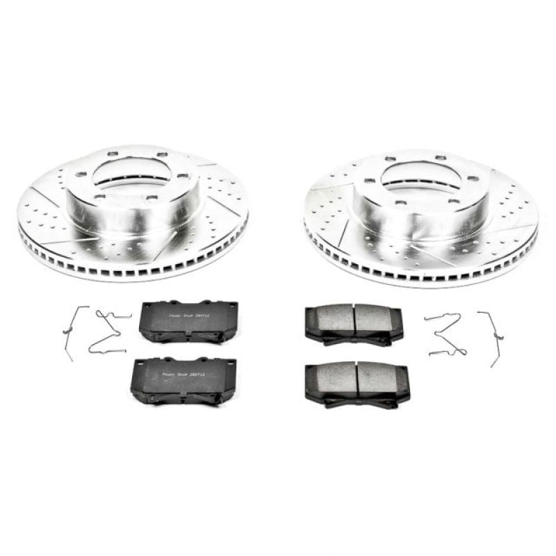 Power Stop 01-02 Toyota Sequoia Front Z23 Evolution Sport Brake Kit - eliteracefab.com